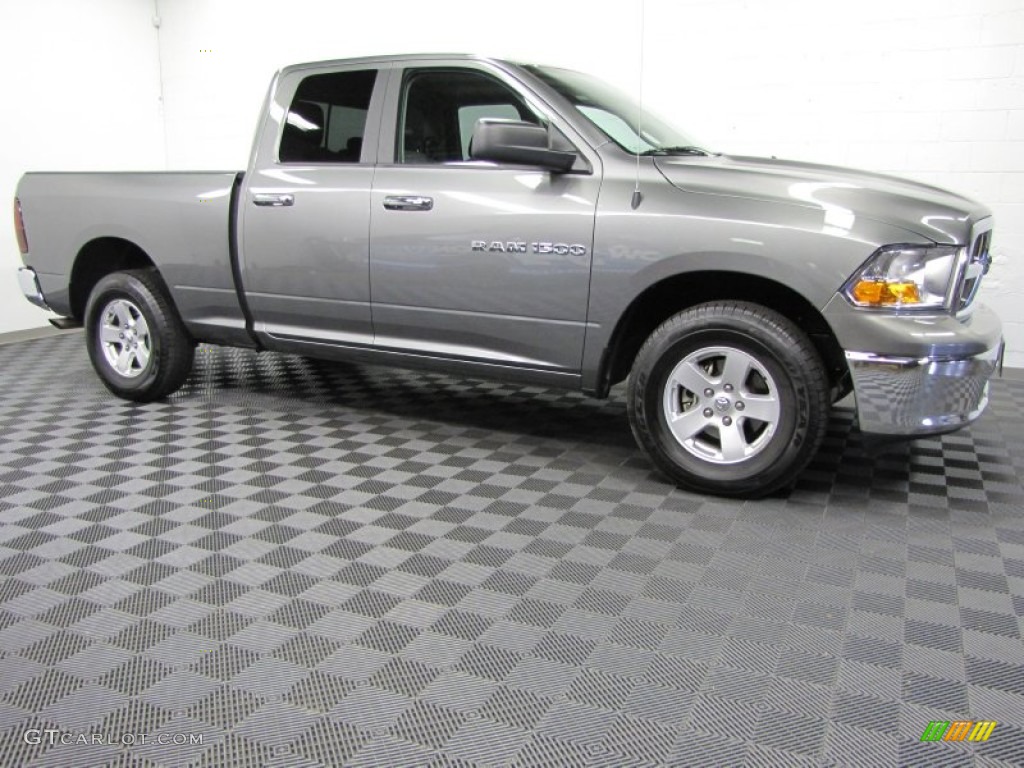 2012 Ram 1500 SLT Quad Cab 4x4 - Mineral Gray Metallic / Dark Slate Gray/Medium Graystone photo #7