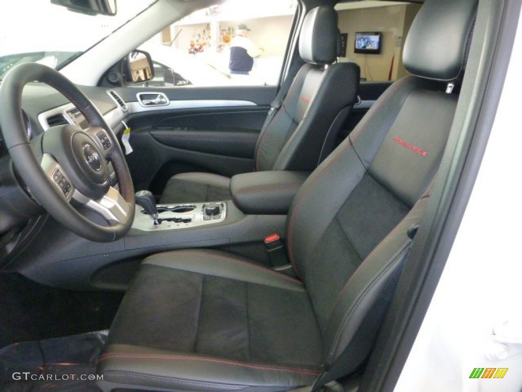 Trailhawk Black/Red Stitching Interior 2013 Jeep Grand Cherokee Trailhawk 4x4 Photo #73268330