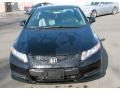 2012 Crystal Black Pearl Honda Civic EX-L Coupe  photo #2