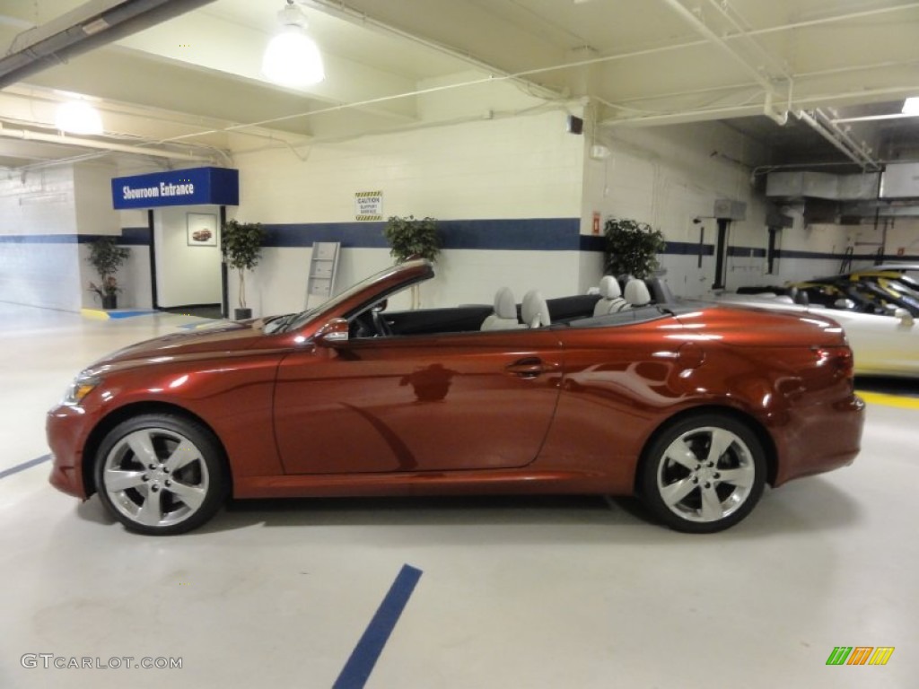 Matador Red Mica 2011 Lexus IS 350C Convertible Exterior Photo #73268535