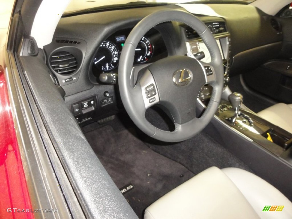 Light Gray Interior 2011 Lexus IS 350C Convertible Photo #73268556