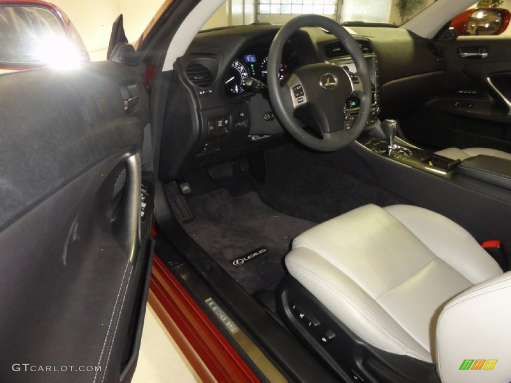 Light Gray Interior 2011 Lexus IS 350C Convertible Photo #73268580
