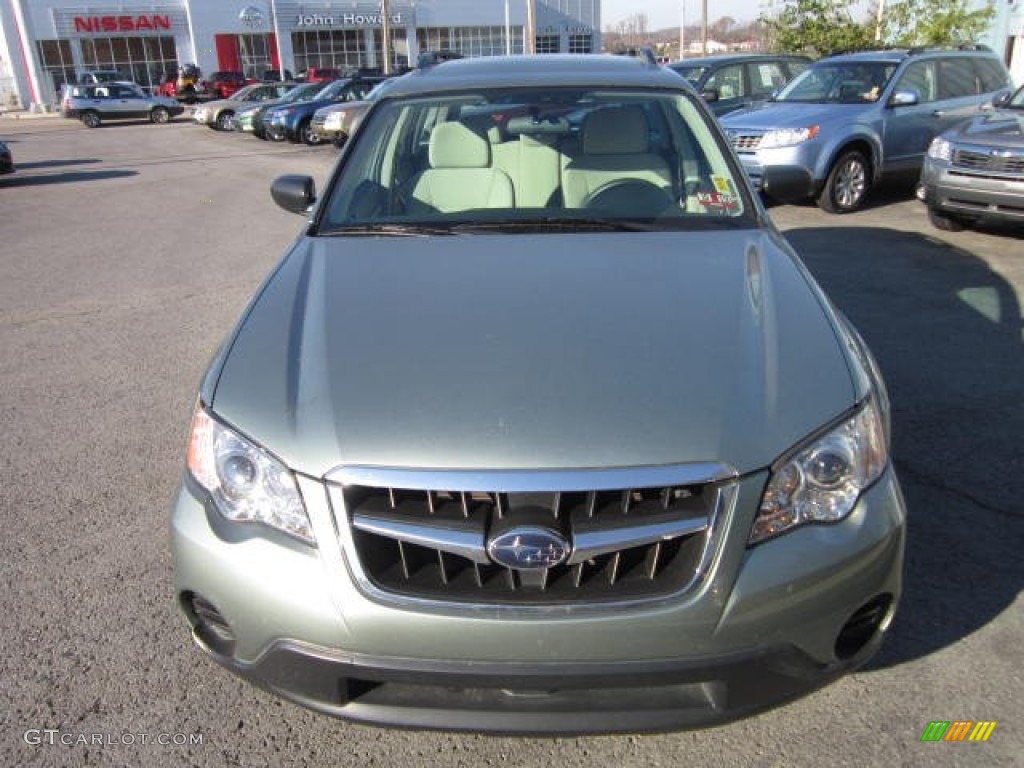 2009 Outback 2.5i Wagon - Seacrest Green Metallic / Warm Ivory photo #2