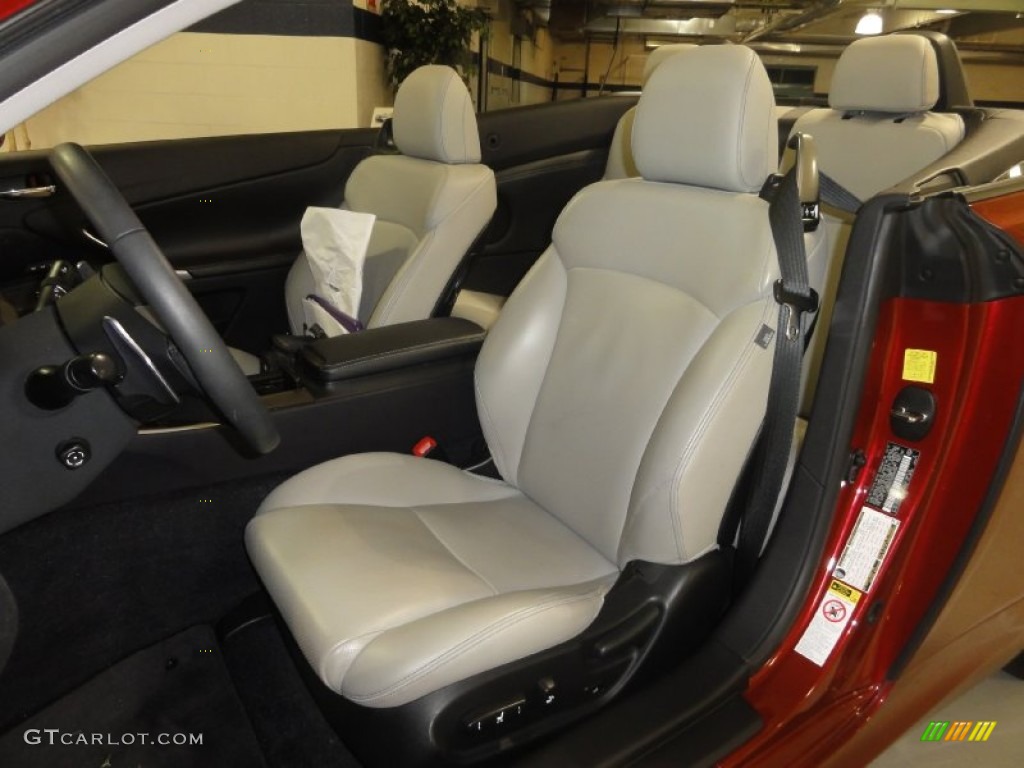 2011 Lexus IS 350C Convertible Front Seat Photo #73268662