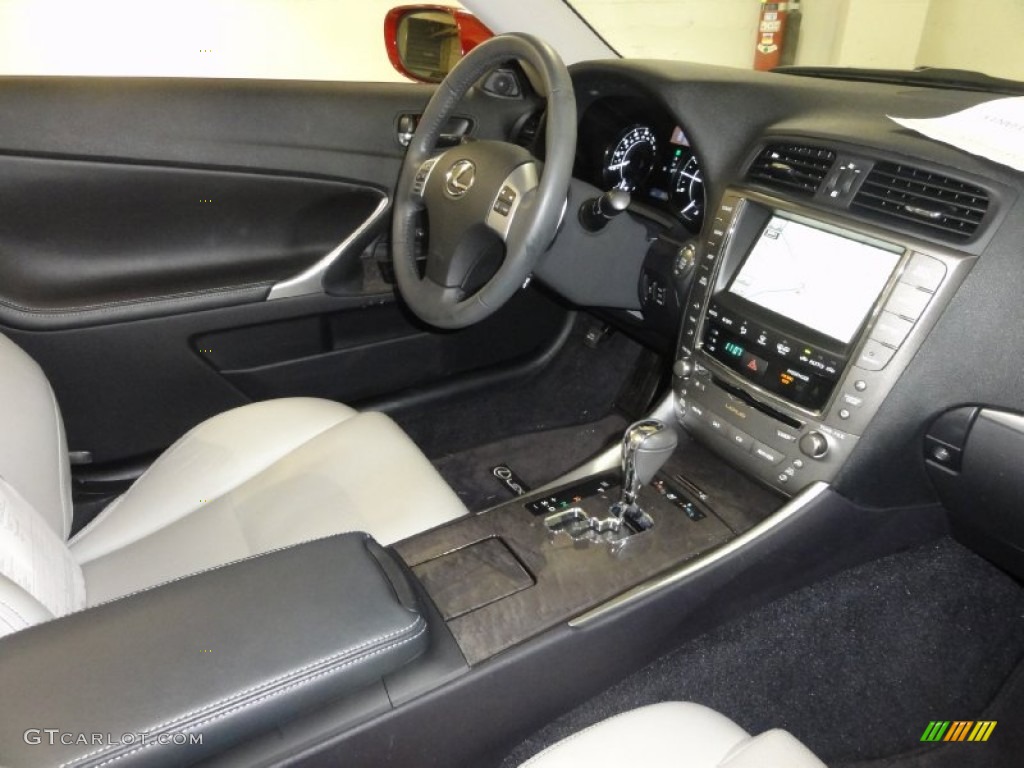 2011 Lexus IS 350C Convertible Light Gray Dashboard Photo #73268691