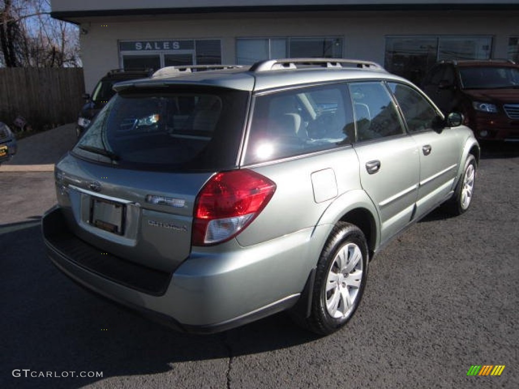 2009 Outback 2.5i Wagon - Seacrest Green Metallic / Warm Ivory photo #10