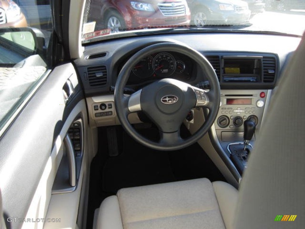 2009 Outback 2.5i Wagon - Seacrest Green Metallic / Warm Ivory photo #14