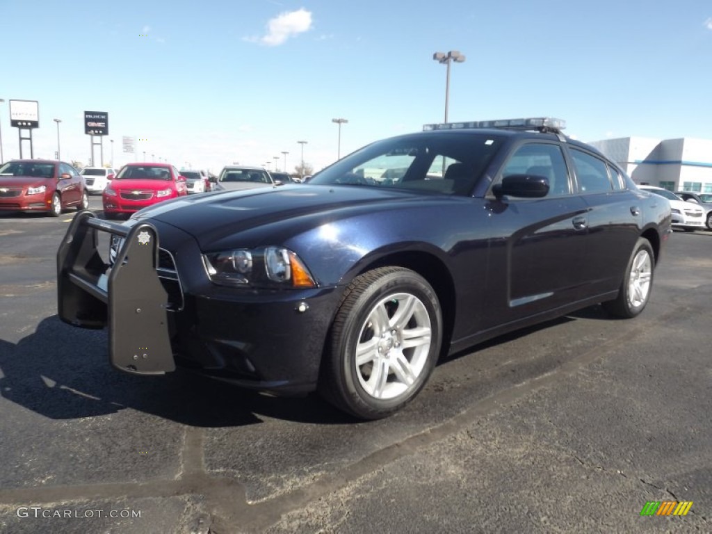 2011 Charger Police - Blackberry Pearl / Black photo #1