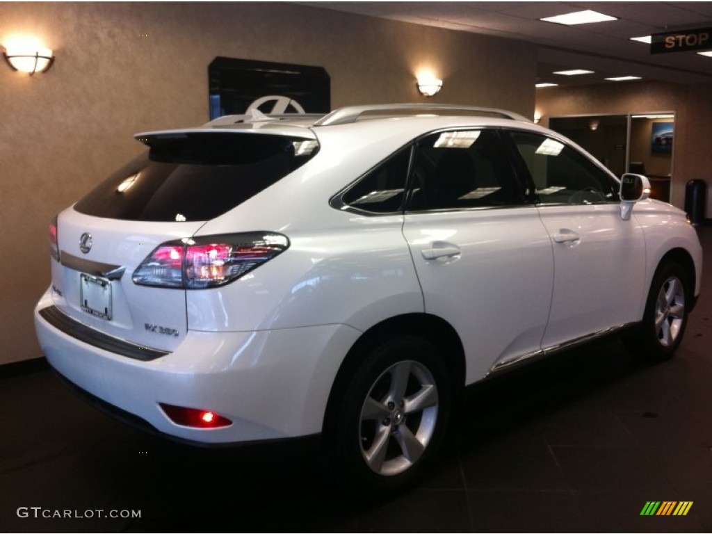 2010 RX 350 AWD - Starfire White Pearl / Parchment/Brown Walnut photo #2