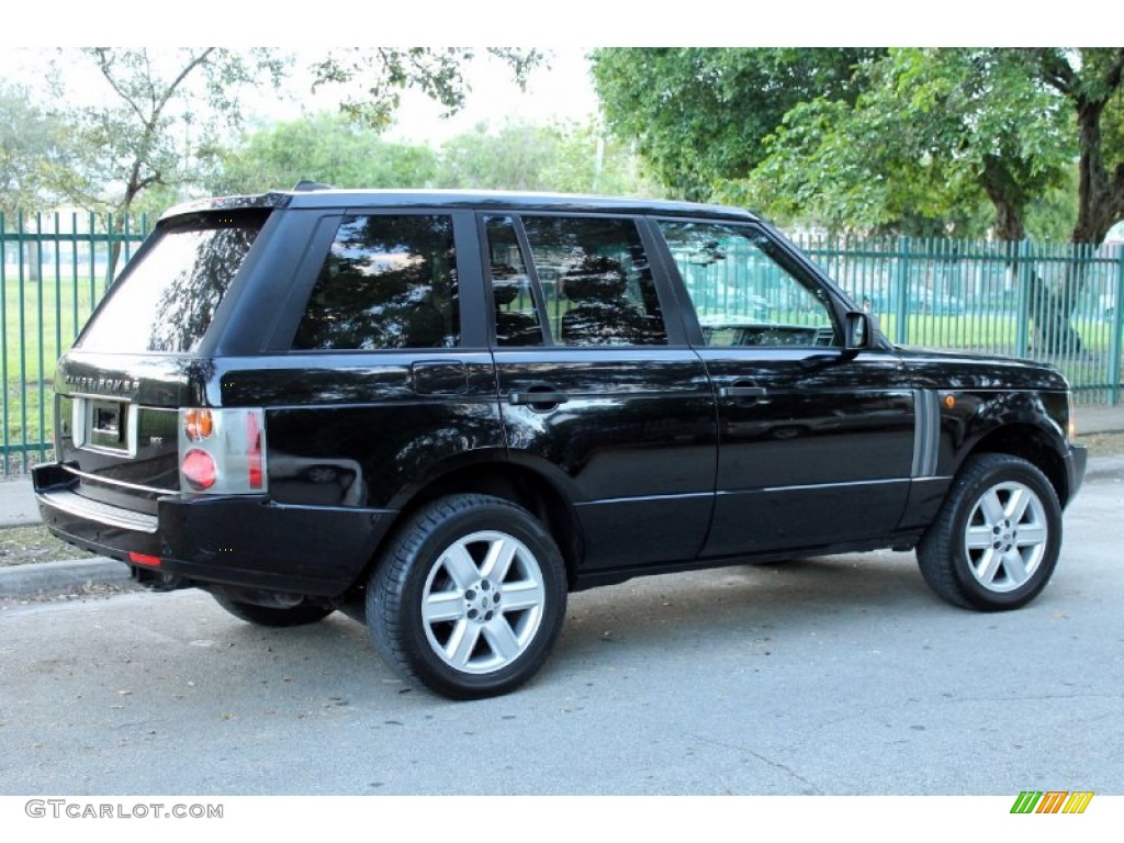 2005 Range Rover HSE - Java Black Pearl / Sand/Jet photo #7