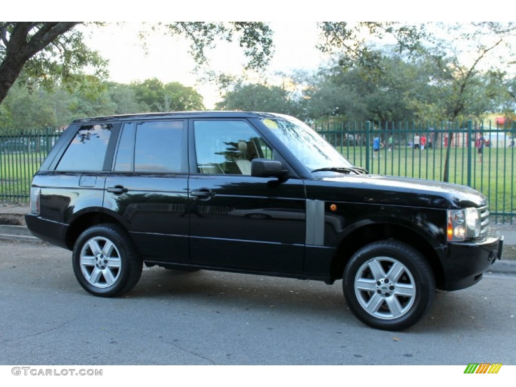 2005 Range Rover HSE - Java Black Pearl / Sand/Jet photo #9
