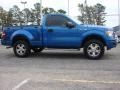 Blue Flame Metallic 2009 Ford F150 STX Regular Cab 4x4 Exterior