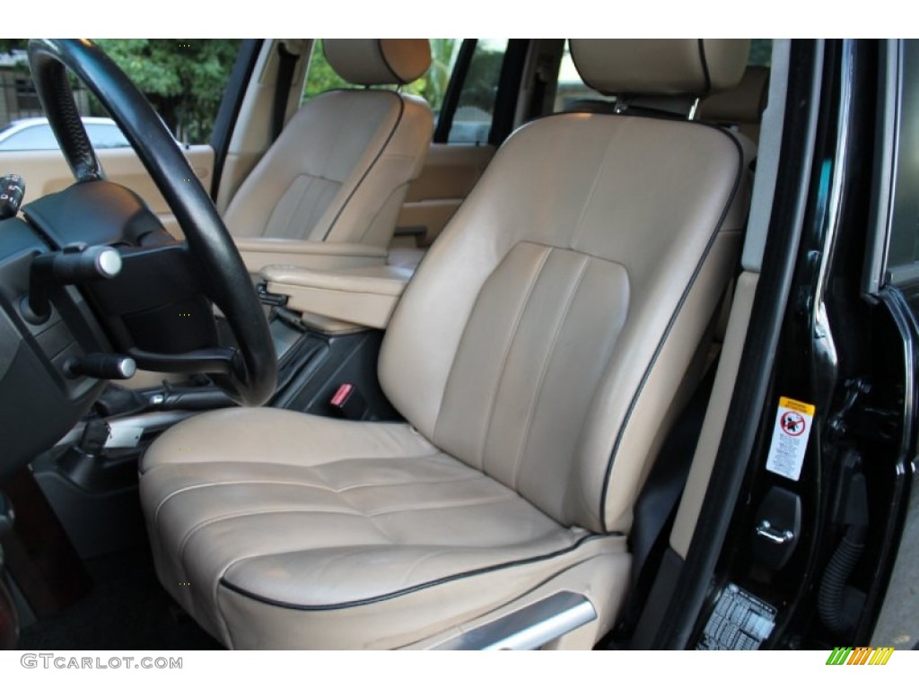 2005 Range Rover HSE - Java Black Pearl / Sand/Jet photo #25