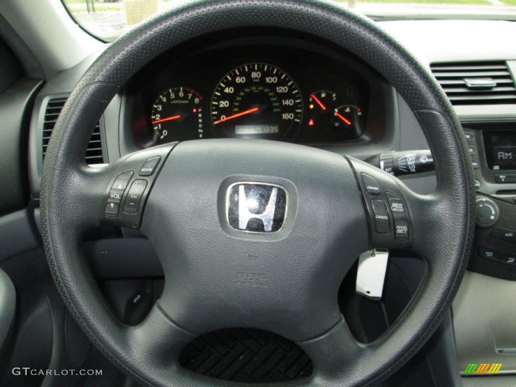 2003 Honda Accord EX Sedan Gray Steering Wheel Photo #73271883