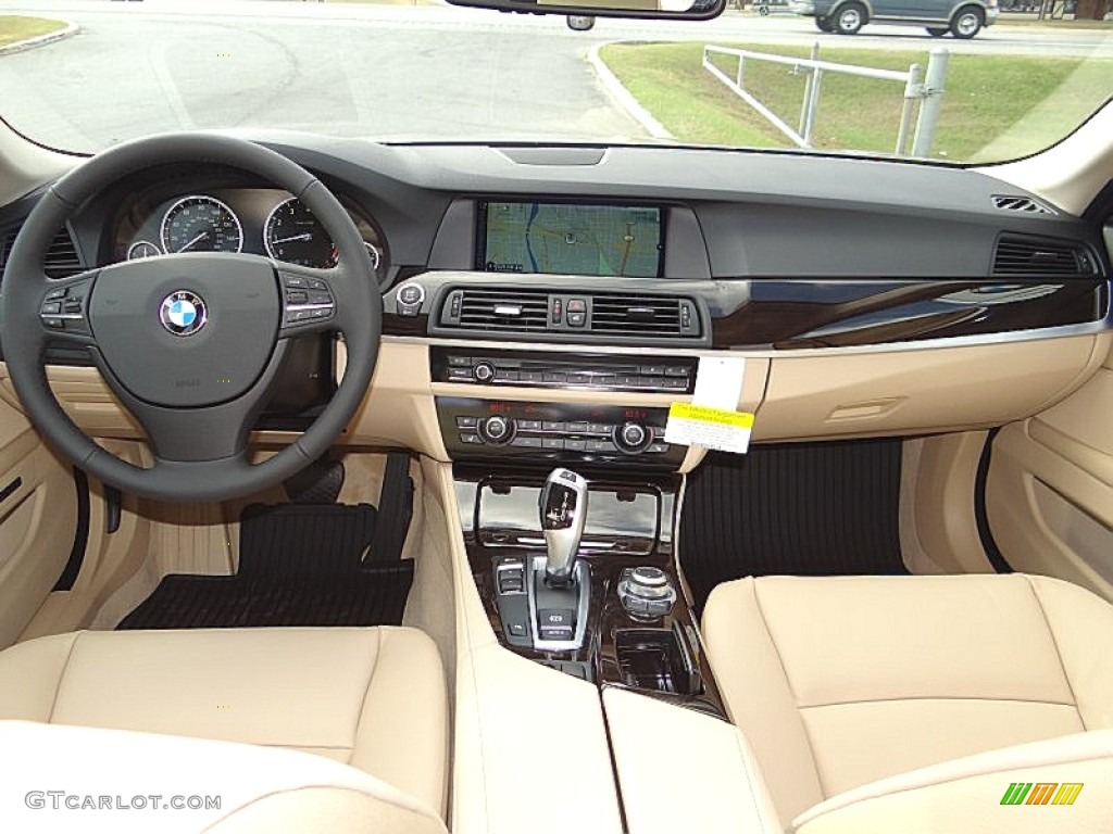 2013 5 Series 535i Sedan - Cashmere Silver Metallic / Venetian Beige photo #2