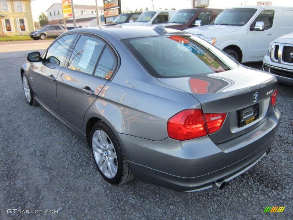 2011 3 Series 335i xDrive Sedan - Space Gray Metallic / Black photo #9