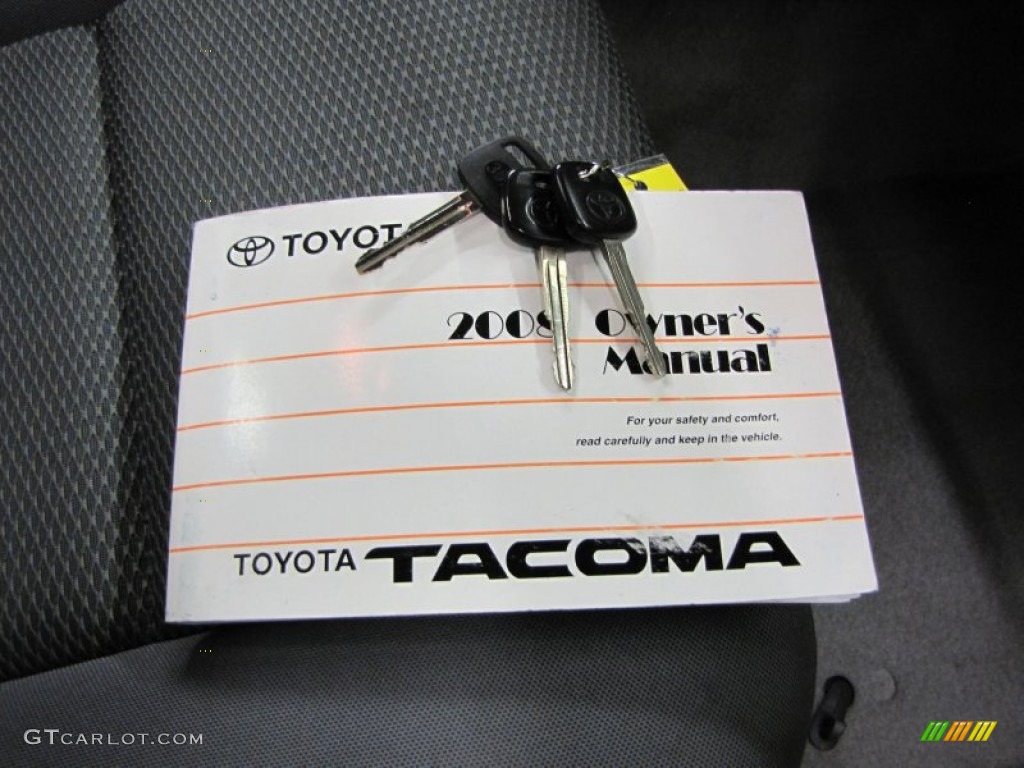 2008 Tacoma Regular Cab 4x4 - Silver Streak Mica / Graphite Gray photo #25