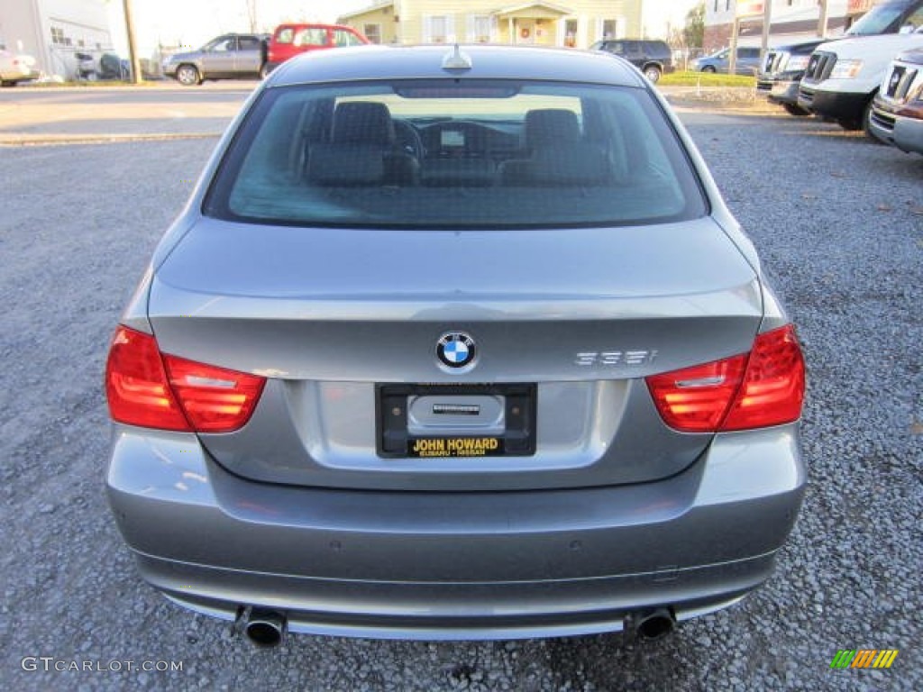 2011 3 Series 335i xDrive Sedan - Space Gray Metallic / Black photo #10