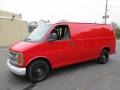 2001 Victory Red Chevrolet Express 2500 Commercial Van  photo #3