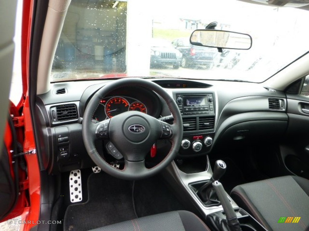 2012 Subaru Impreza WRX Premium 4 Door WRX Carbon Black Dashboard Photo #73272372