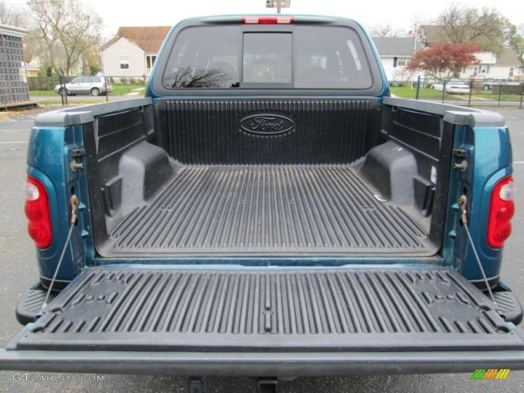 2001 F150 XLT SuperCrew 4x4 - Island Blue Metallic / Medium Graphite photo #7