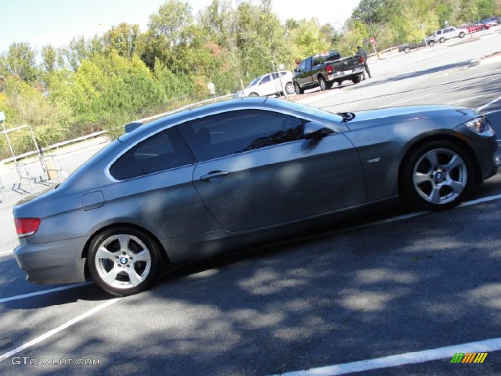 2009 3 Series 328i Coupe - Space Grey Metallic / Black photo #4