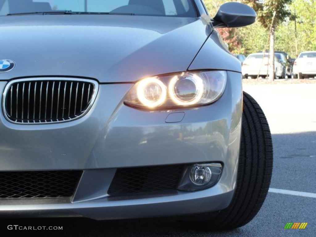 2009 3 Series 328i Coupe - Space Grey Metallic / Black photo #6