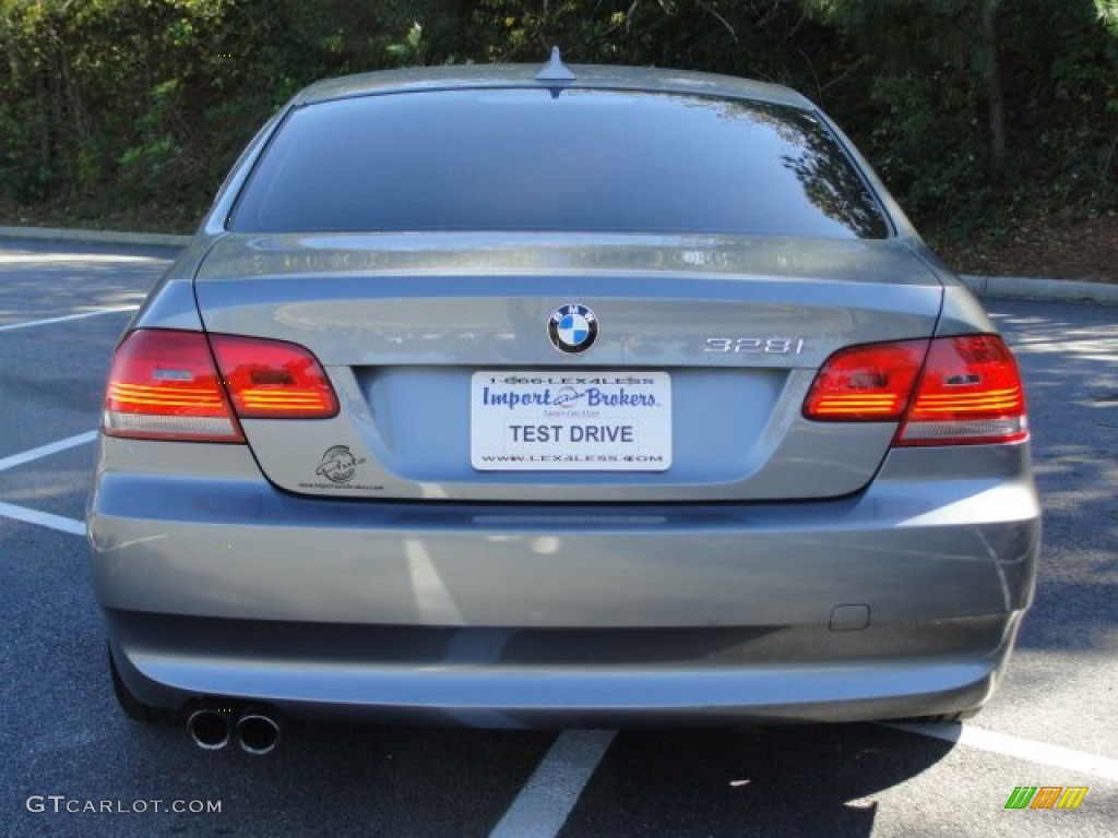 2009 3 Series 328i Coupe - Space Grey Metallic / Black photo #7