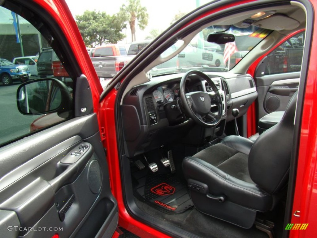 2004 Ram 1500 SRT-10 Regular Cab - Flame Red / Dark Slate Gray photo #9