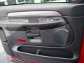 Dark Slate Gray 2004 Dodge Ram 1500 SRT-10 Regular Cab Door Panel