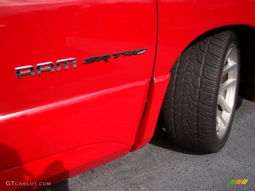 2004 Ram 1500 SRT-10 Regular Cab - Flame Red / Dark Slate Gray photo #20