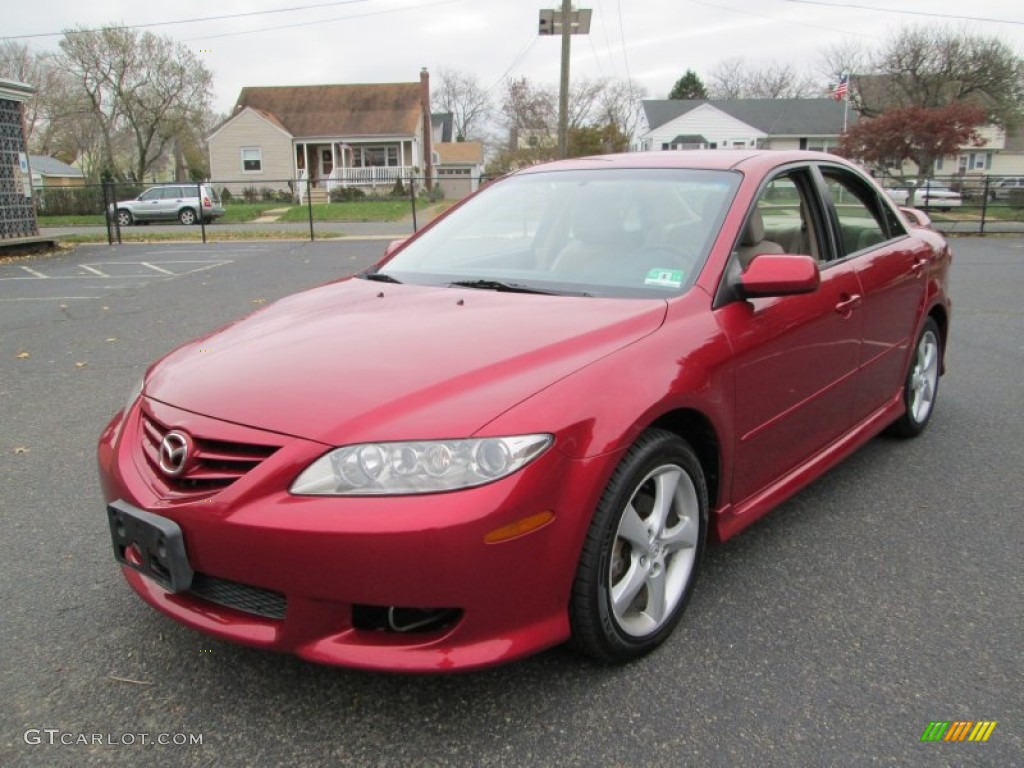 Redfire Metallic 2005 Mazda MAZDA6 i Sport Sedan Exterior Photo #73273705