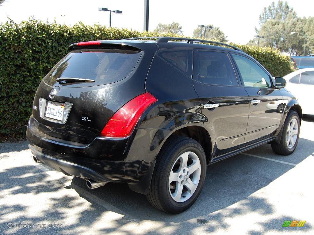 2005 Murano SL - Super Black / Cafe Latte photo #3