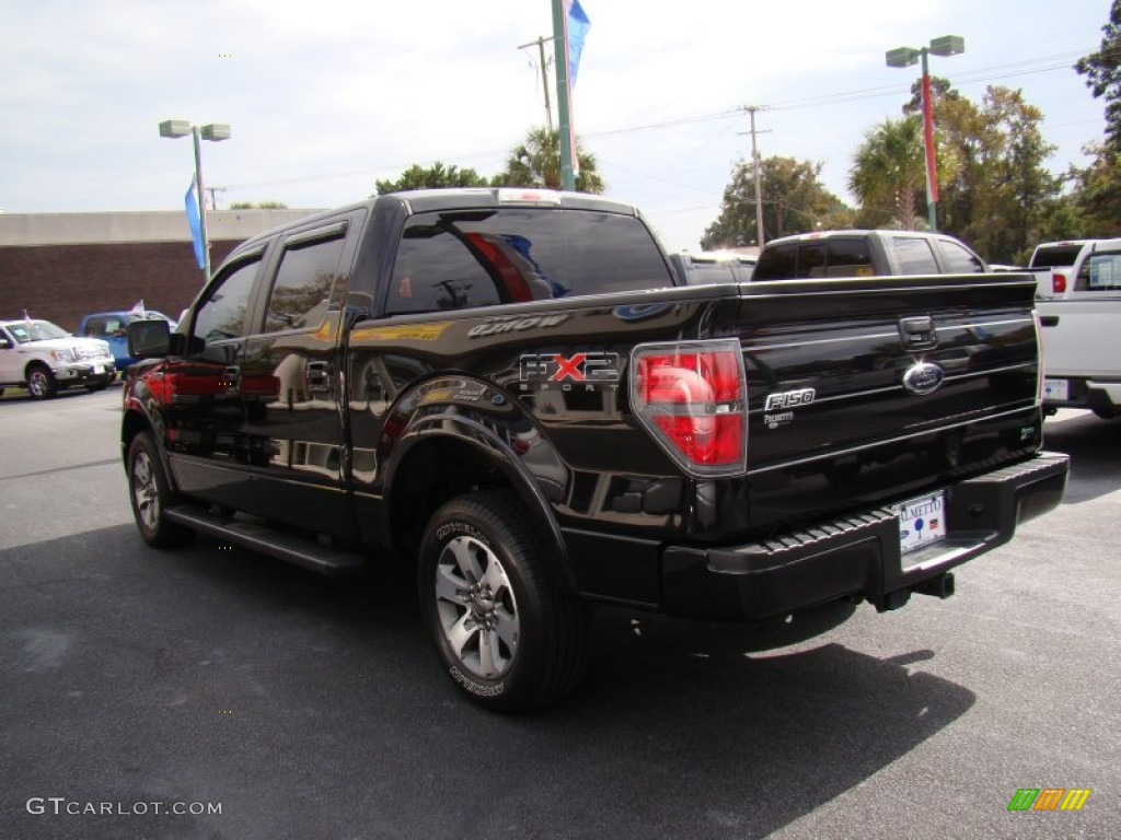 2010 F150 FX2 SuperCrew - Tuxedo Black / Black photo #6