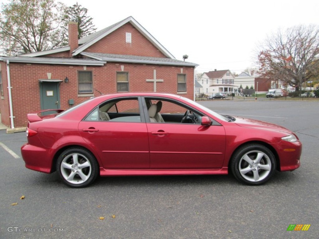 Redfire Metallic 2005 Mazda MAZDA6 i Sport Sedan Exterior Photo #73273836