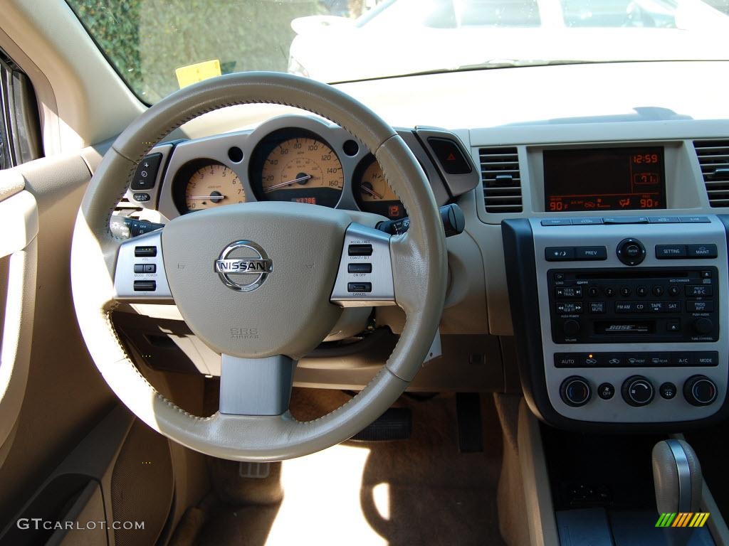 2005 Murano SL - Super Black / Cafe Latte photo #5