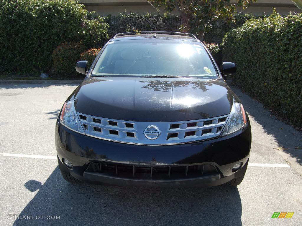 2005 Murano SL - Super Black / Cafe Latte photo #7