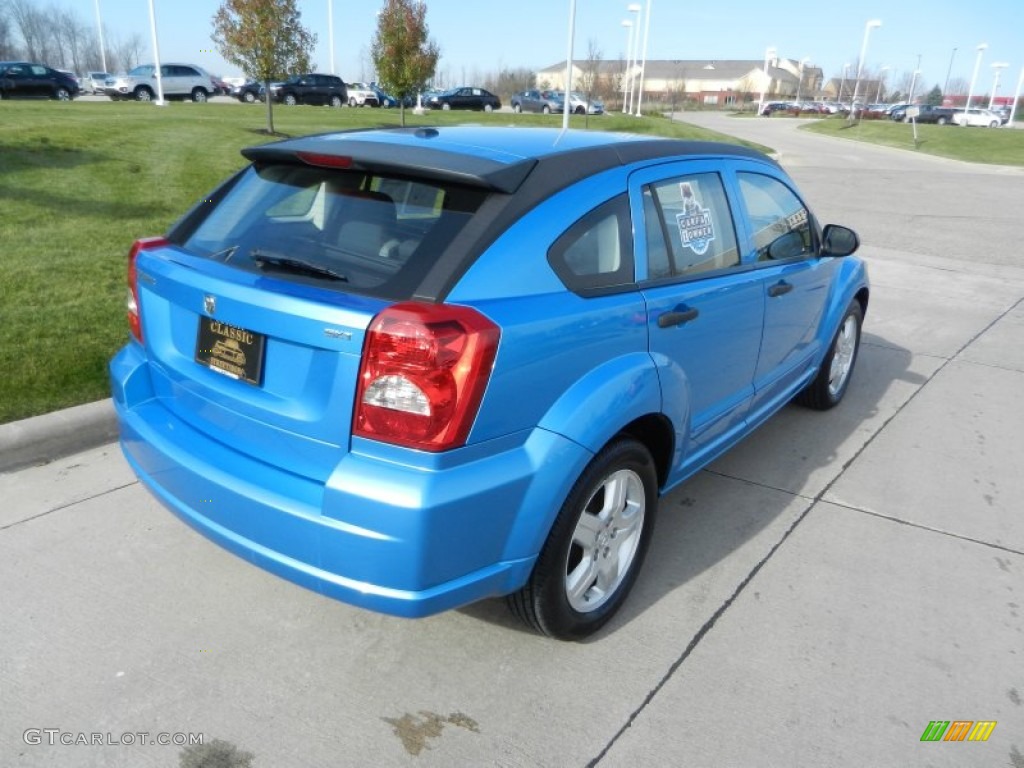 2008 Caliber SXT - Surf Blue Pearl / Dark Slate Gray photo #3