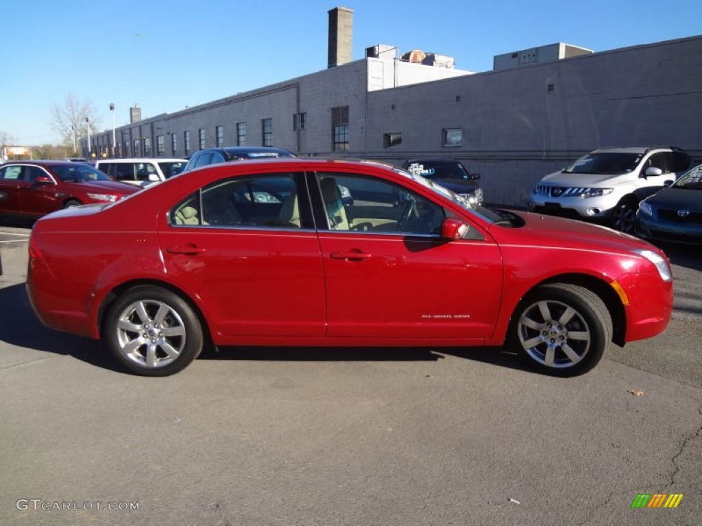 2010 Milan V6 Premier AWD - Sangria Red Metallic / Camel photo #4