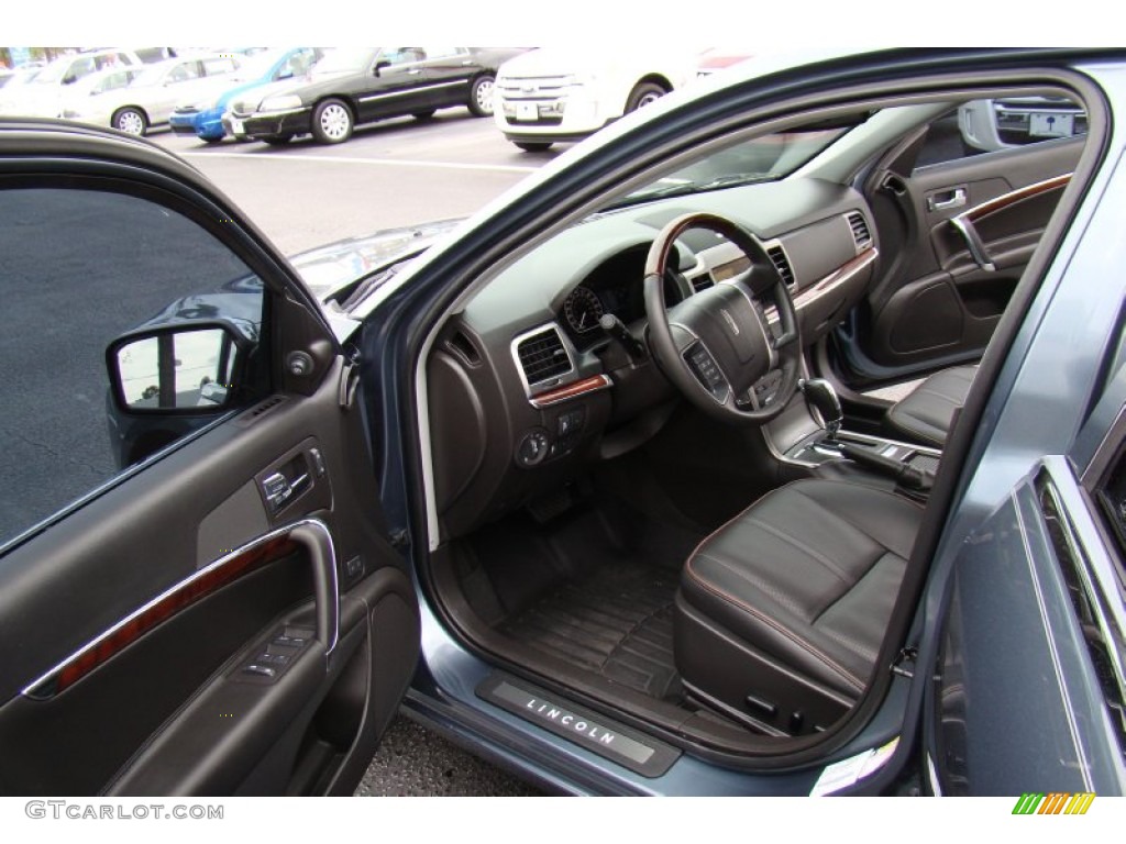 2012 MKZ Hybrid - Steel Blue Metallic / Dark Charcoal photo #9