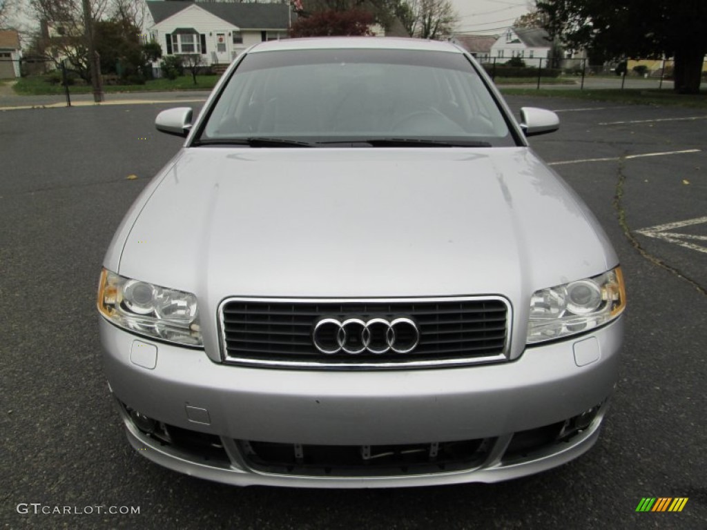2004 A4 1.8T Sedan - Light Silver Metallic / Ebony photo #12
