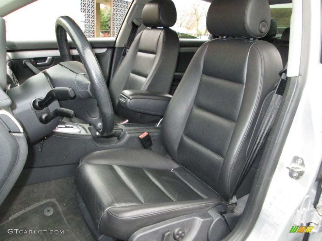 Ebony Interior 2004 Audi A4 1.8T Sedan Photo #73275102