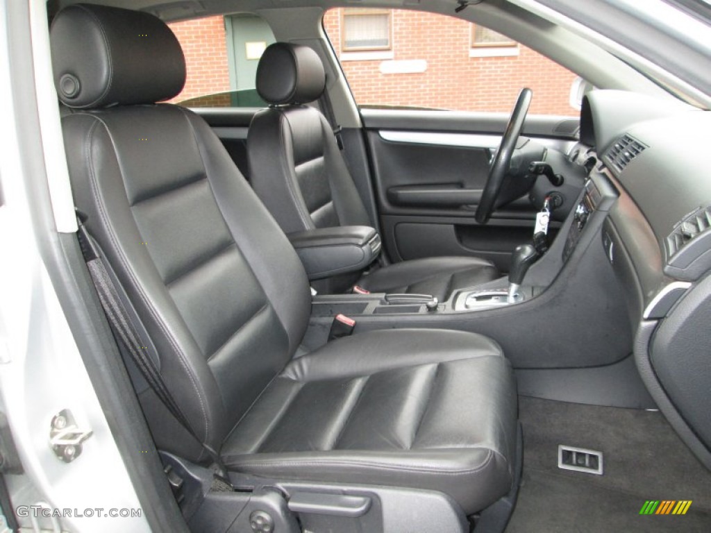 Ebony Interior 2004 Audi A4 1.8T Sedan Photo #73275123