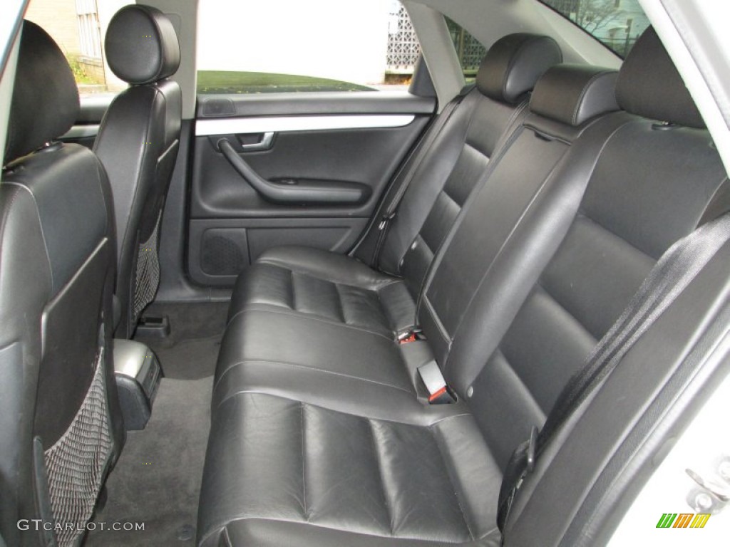 Ebony Interior 2004 Audi A4 1.8T Sedan Photo #73275177
