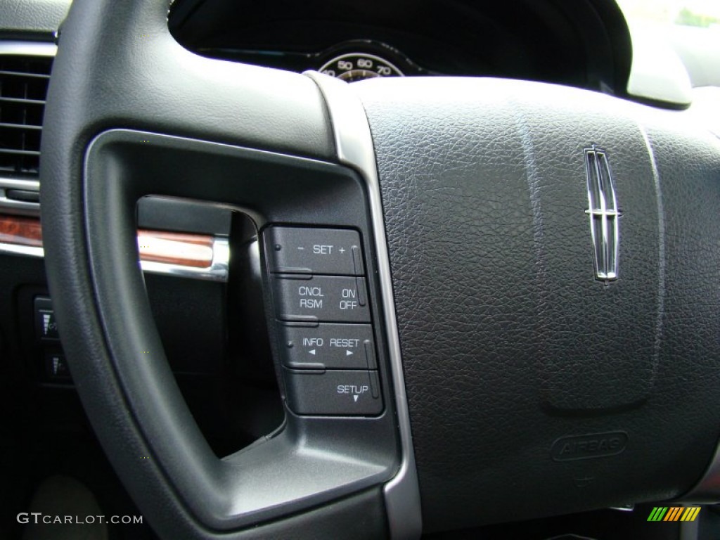 2012 MKZ Hybrid - Steel Blue Metallic / Dark Charcoal photo #22