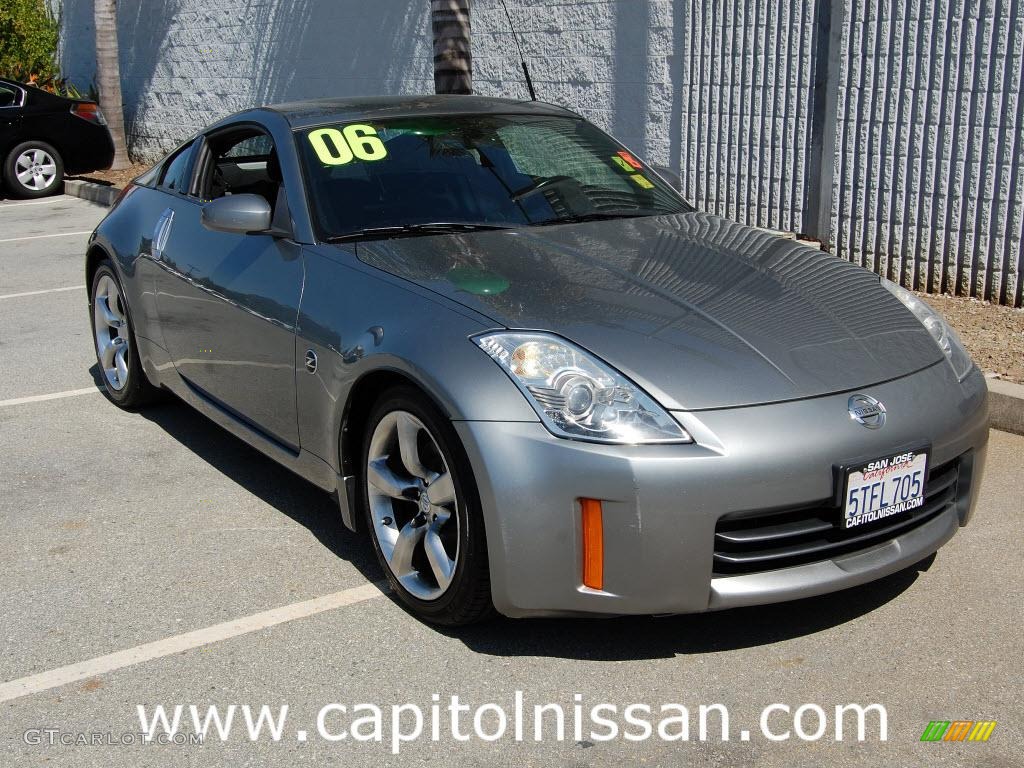 2006 350Z Coupe - Silverstone Metallic / Carbon Black photo #1