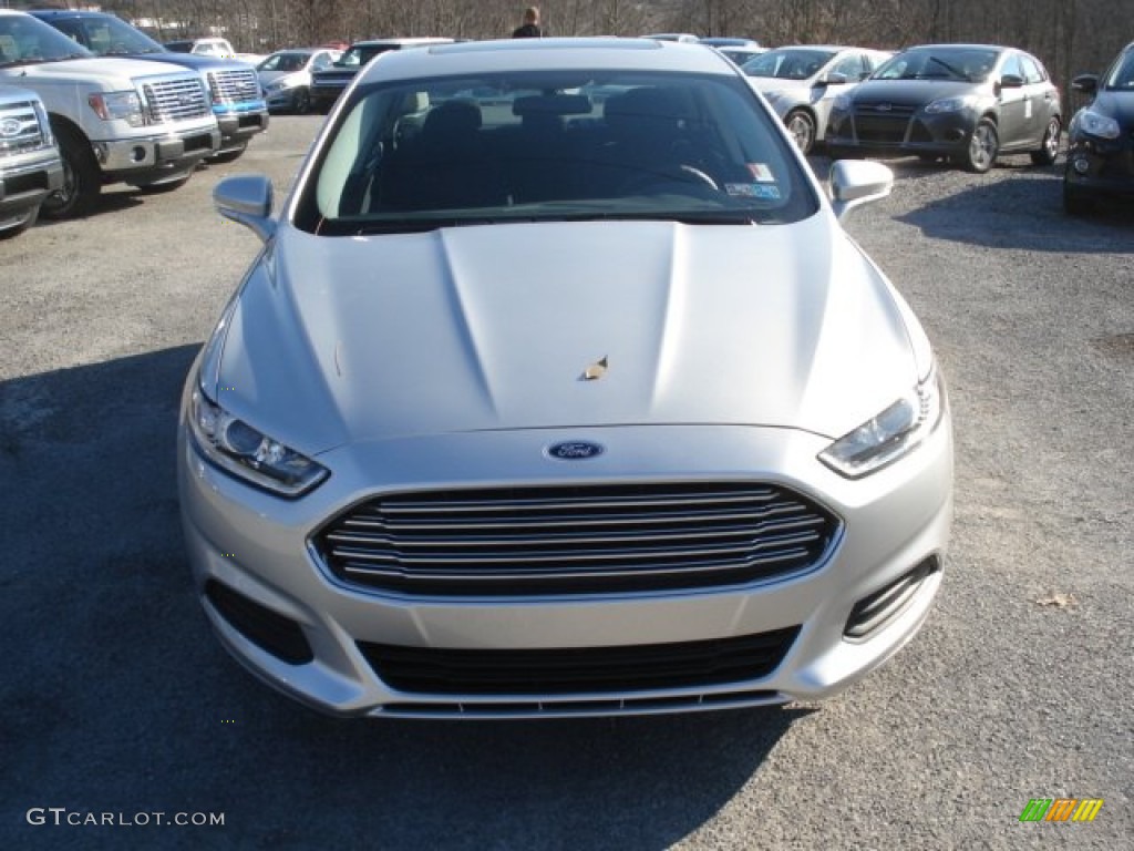 2013 Fusion SE - Ingot Silver Metallic / Charcoal Black photo #3