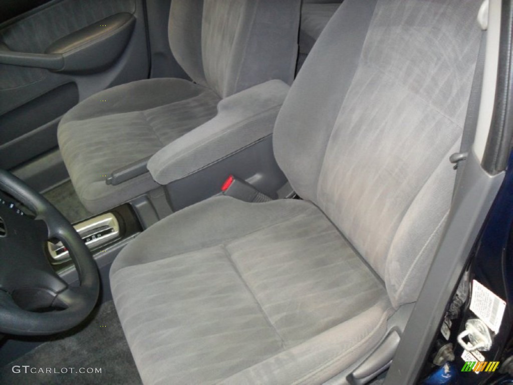 2004 Civic LX Sedan - Eternal Blue Pearl / Gray photo #9