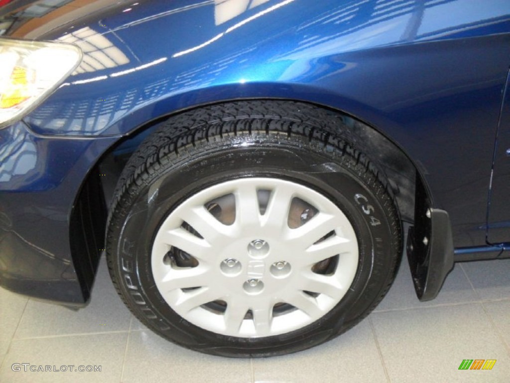 2004 Civic LX Sedan - Eternal Blue Pearl / Gray photo #19