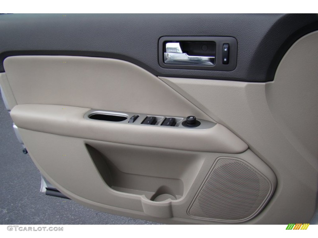 2012 Fusion SEL V6 - Ingot Silver Metallic / Medium Light Stone photo #8